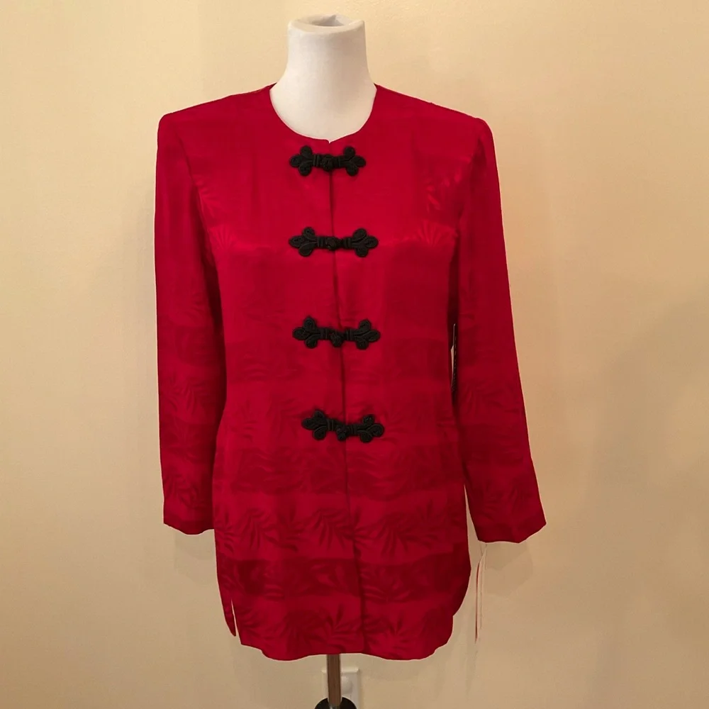 NWT Women’s R&M Richards by Karen Wong tunic jacket